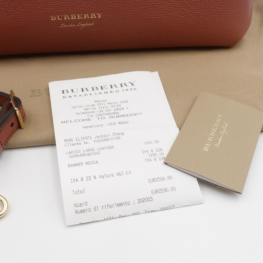 [Luxury City] Preloved Burberry Banner 2 Ways Carry Bag