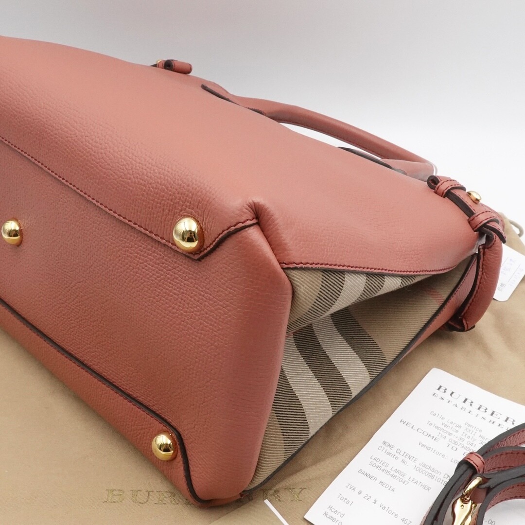 [Luxury City] Preloved Burberry Banner 2 Ways Carry Bag