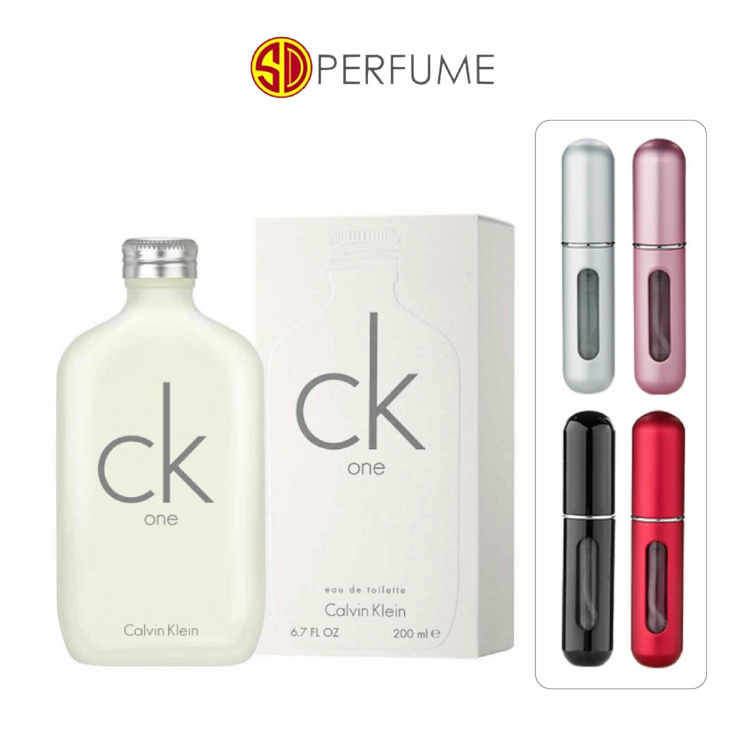 Calvin Klein CK One EDT Unisex 5ml Refill (By: SD PERFUME)