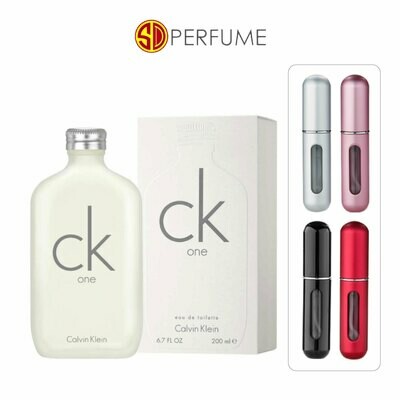 Calvin Klein CK One EDT Unisex 5ml Refill (By: SD PERFUME)