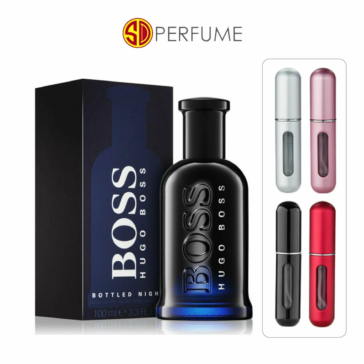 Hugo Boss Bottled Night EDT Men 5ml Refill (By: SD PERFUME)