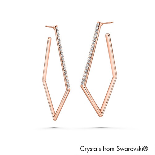 LUSH Angular Hoop Earrings
