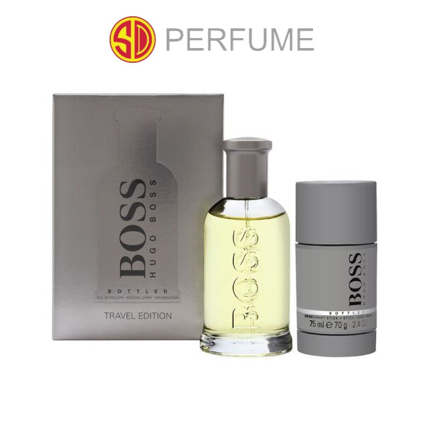 Hugo Boss Bottled No.6 100ml Travel Gift Set (By: SD PERFUME)