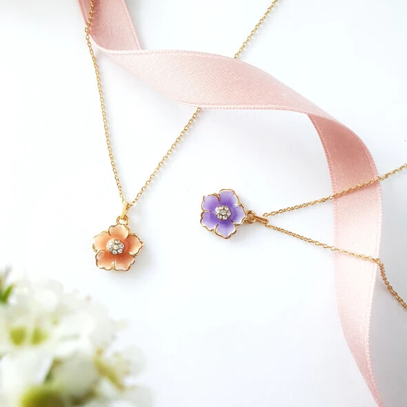 LUSH Floral Necklace