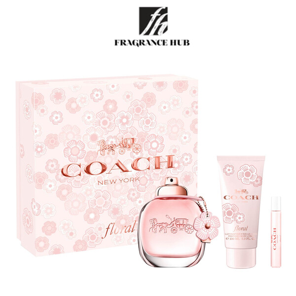 Coach Floral EDP Lady 50ml 2-in-1 Gift Set perfume women (By: Fragrance HUB)
