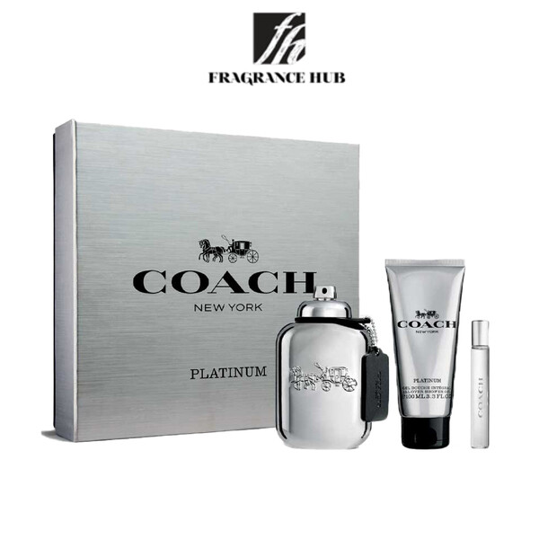 Coach Platinum Gift Set EDP 100ml Men (By: Fragrance HUB)