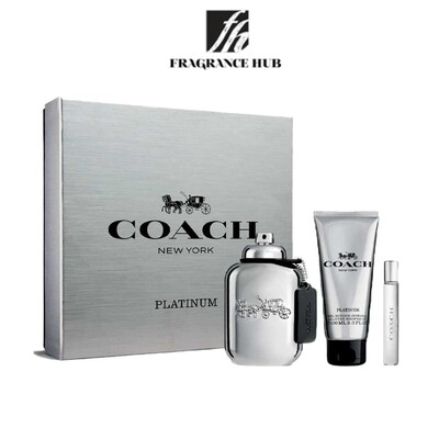 Coach Platinum Gift Set EDP 100ml Men (By: Fragrance HUB)