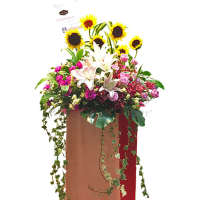 Grand Opening Flower Stand (By: Weiss Flora &amp; Gift From JB)