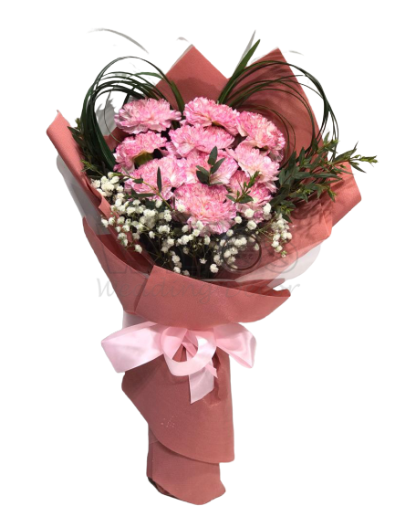 10 CARNATION (By: Weiss Flora &amp; Gift From JB)