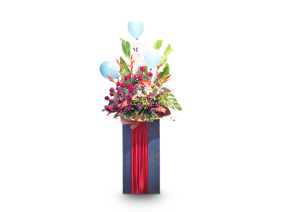 Grand Opening Flower Stand (By: Weiss Flora &amp; Gift From JB)