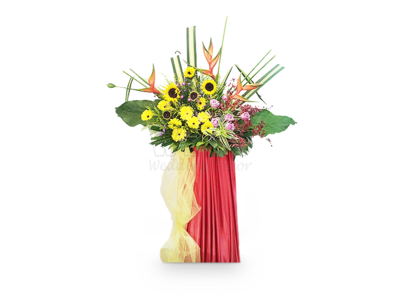 Grand Opening Flower Stand (By: Weiss Flora &amp; Gift From JB)