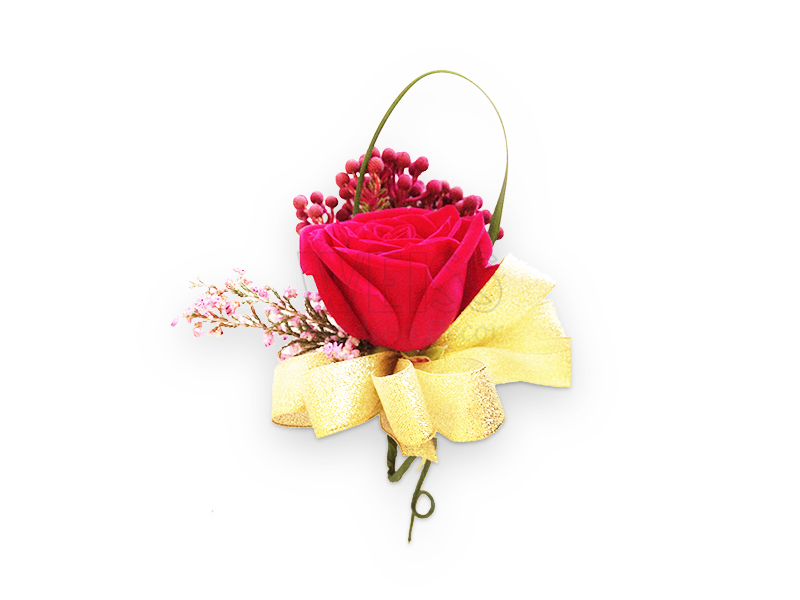 Classic Red Corsage (By: Weiss Flora &amp; Gift From JB)
