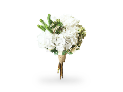 Graceful White Bouquet (By: Weiss Flora &amp; Gift From JB)