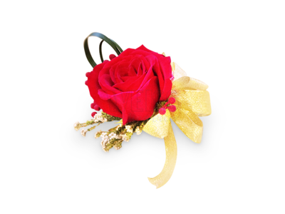 Red Rose Corsage (By: Weiss Flora &amp; Gift From JB)