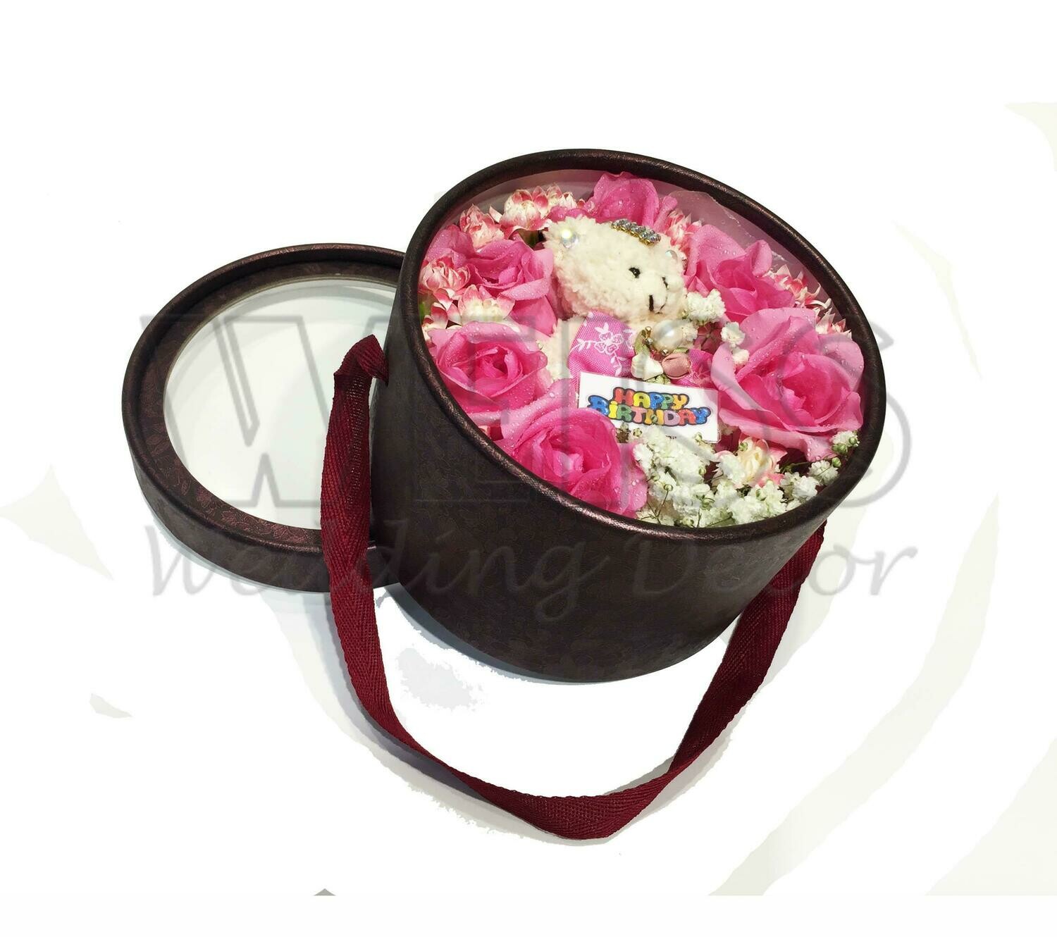 PINK ROSE IN BOX (By: Weiss Flora &amp; Gift From JB)