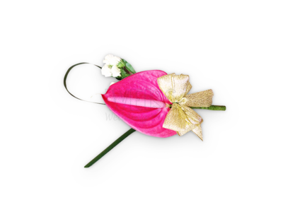 Classic Pink Corsage (By: Weiss Flora &amp; Gift From JB)