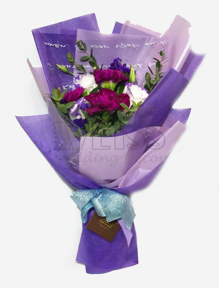 PURPLE CARNATION (By: Weiss Flora &amp; Gift From JB)
