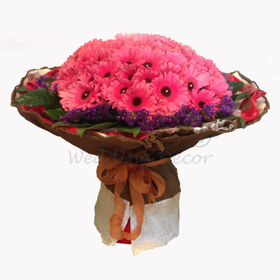 99 GERBERA TRUE LOVE (By: Weiss Flora &amp; Gift From JB)