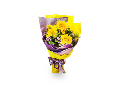 YELLOW SUNSHINE (3 stalks) (By: Weiss Flora &amp; Gift From JB)