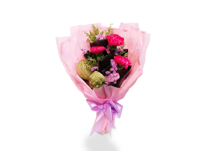 CARNATION MIX BOUQUET (By: Weiss Flora &amp; Gift From JB)
