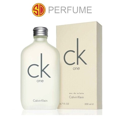 Calvin Klein CK One EDT Unisex 200ml  (By: SD PERFUME)