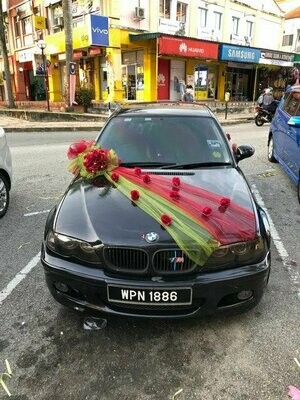 Bridal Car Deco Side Flowers #8 (By: Temptation Florist from Seremban)