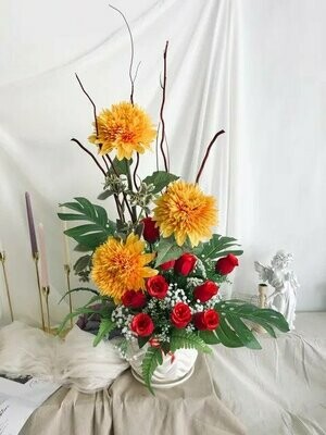 Flower Pot Arrangement #18 (By:Temptation Florist from Seremban)