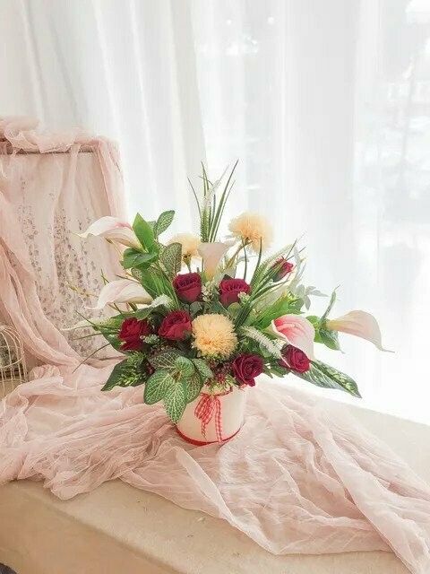Flower Pot Arrangement #31 (By: Temptation Florist from Seremban)