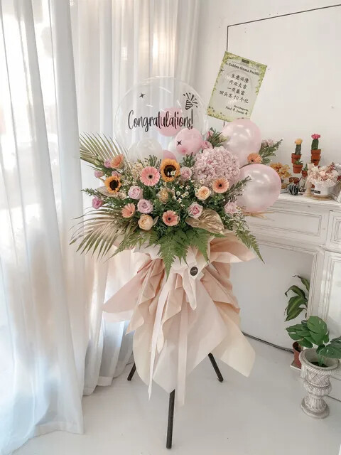Paris Grand Opening Flower Stand (By: Temptation Florist from Seremban)