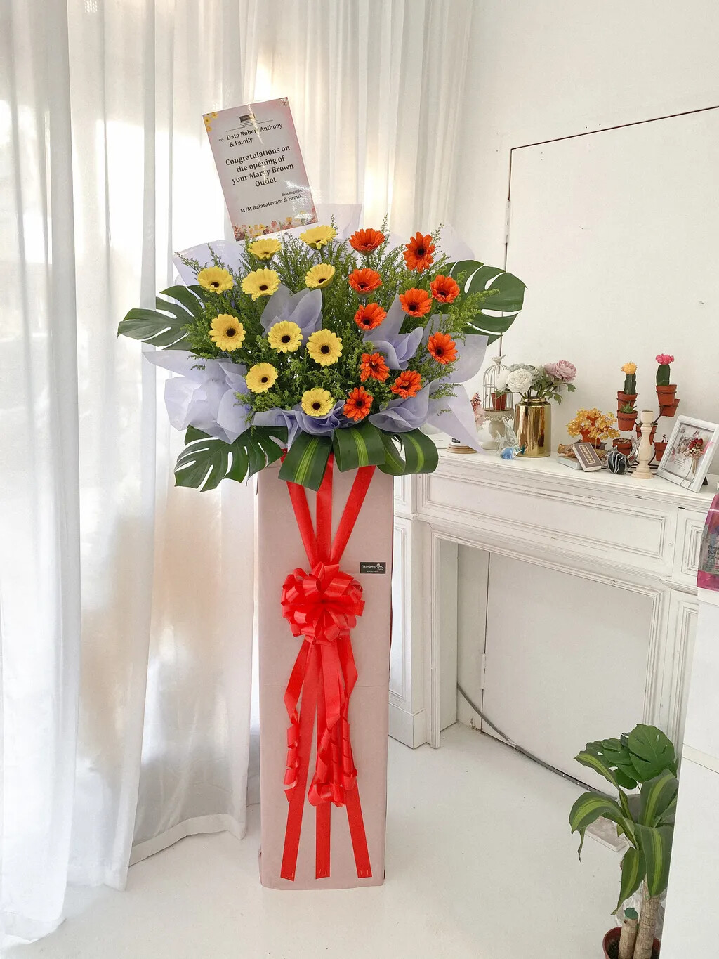 Warmest Grand Opening Flower Stand (By: Temptation Florist from Seremban)