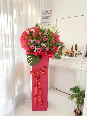 Glamorous Grand Opening Flower Stand (By: Temptation Florist from Seremban)