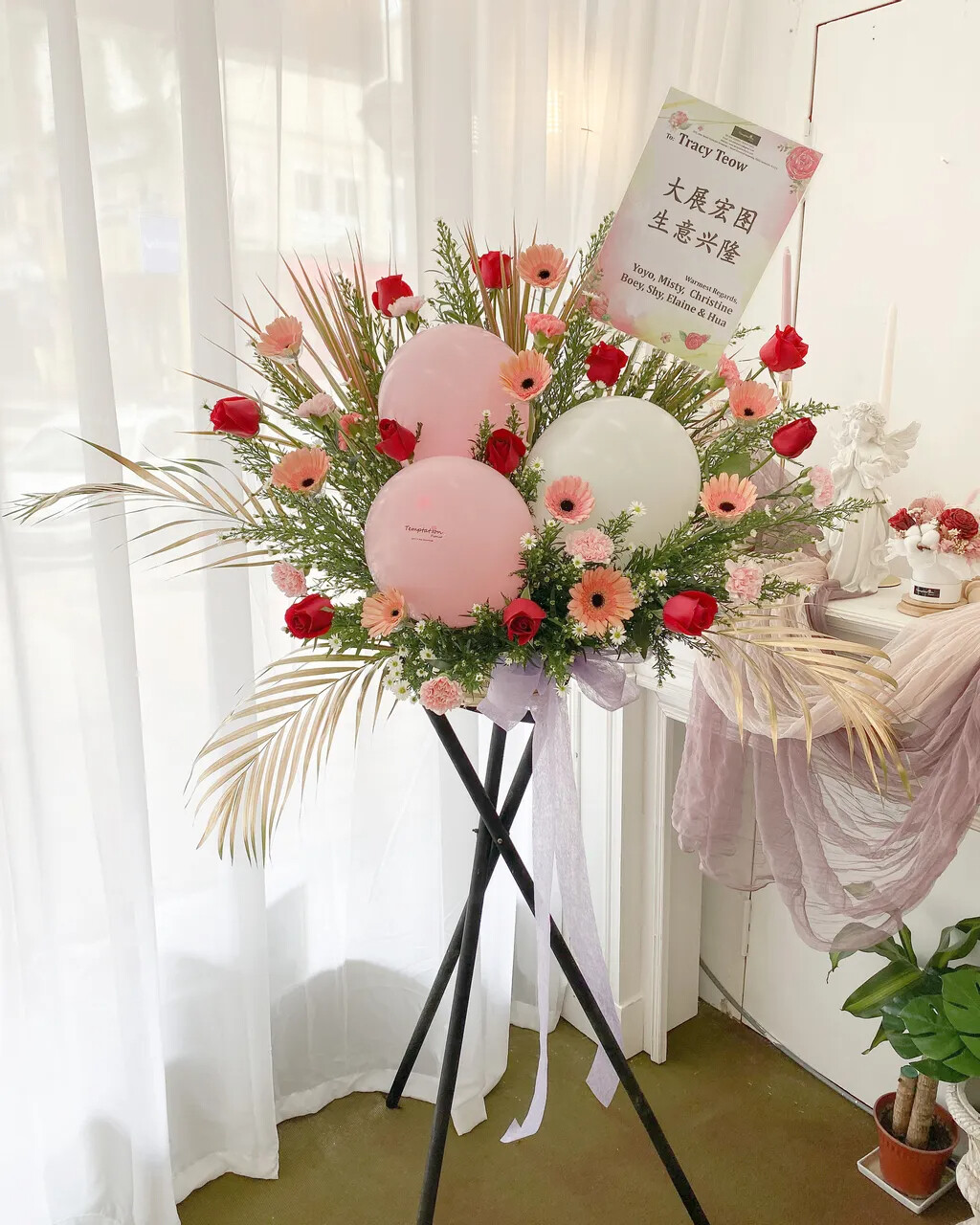 Moni Grand Opening Flower Stand (By: Temptation Florist from Seremban)