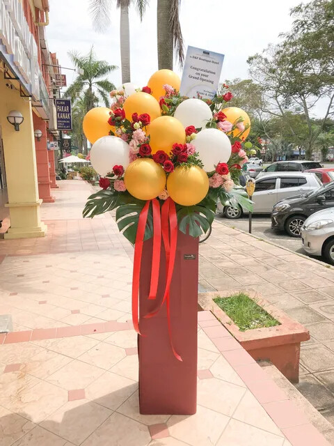 Boomer Grander Opening Flower Stand (By: Temptation Florist from Seremban)