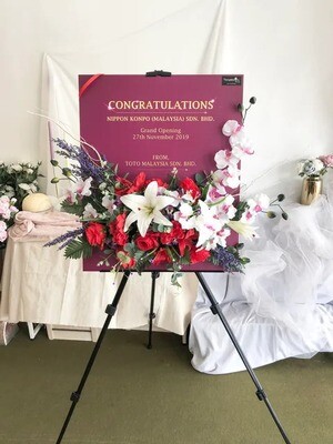Hollywood Grand Opening Flower Stand III (By: Temptation Florist from Seremban)