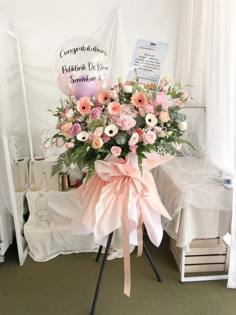 Freya Grand Opening Flower Stand (By: Temptation Florist from Seremban)