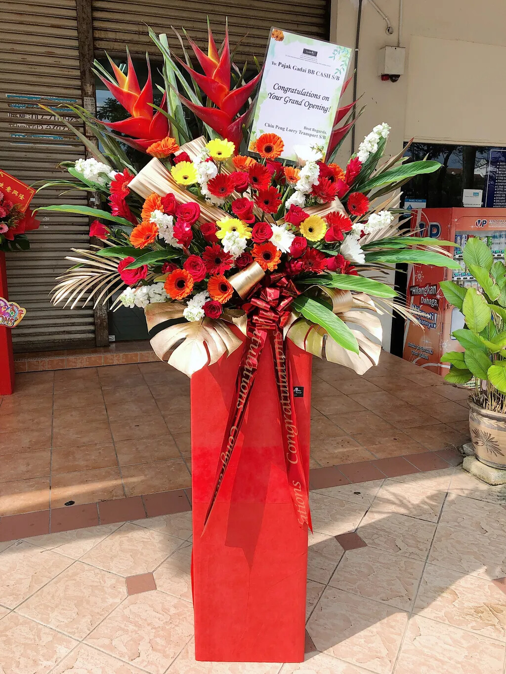 Moments Grand Opening Flower Stand (By: Temptation Florist from Seremban)
