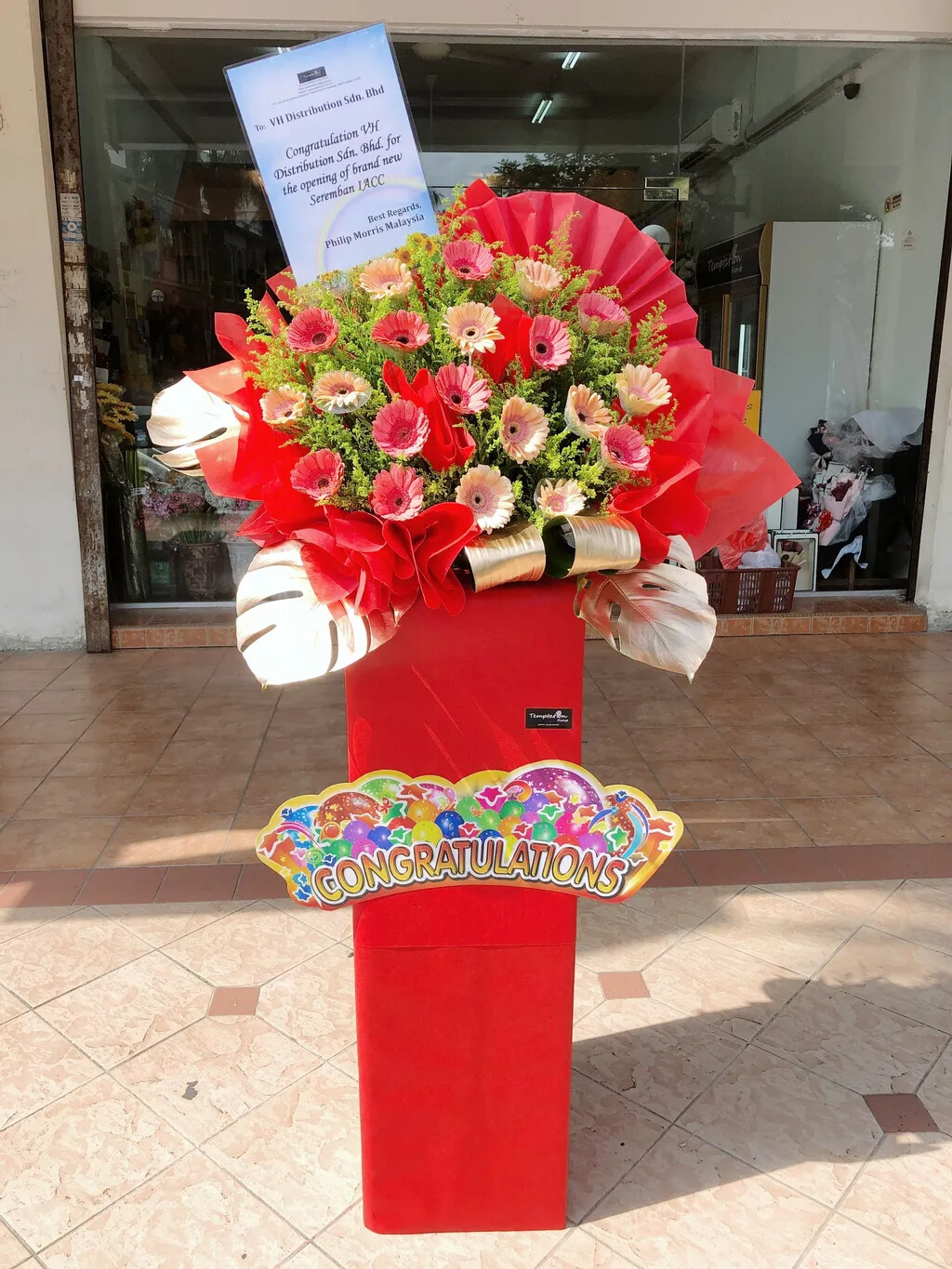 Gongxi Grand Opening Flower Stand (By: Temptation Florist from Seremban)