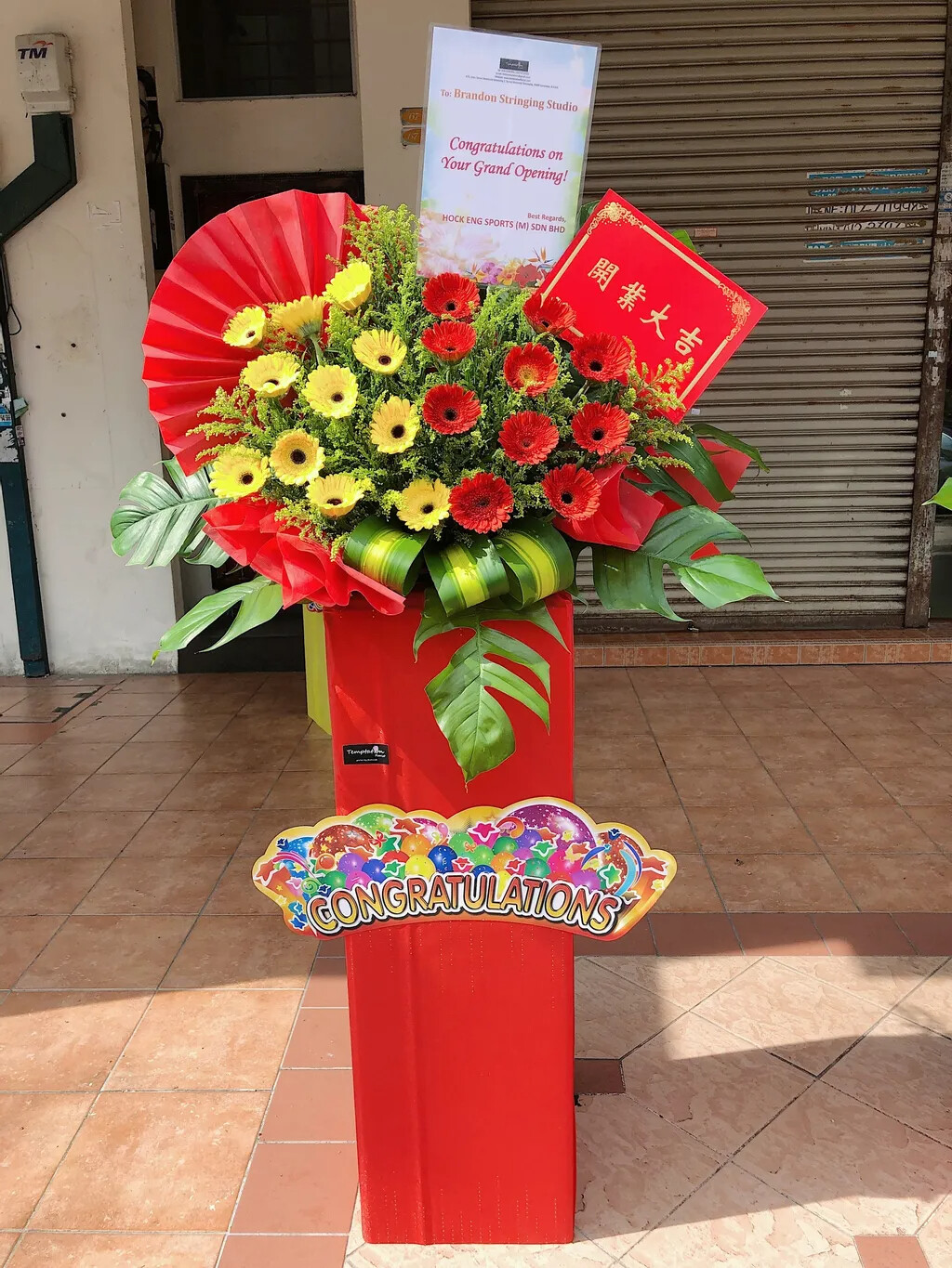 Flash Grand Opening Flower Stand (By: Temptation Florist from Seremban)