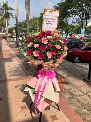 Sweet Bloom Grand Opening Flower Stand (By: Temptation Florist from Seremban)