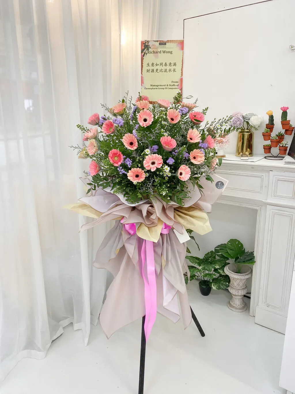 Miscious Grand Opening Flower Stand (By: Temptation Florist from Seremban)