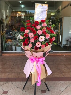 Bloommy Grand Opening Flower Stand (By: Temptation Florist from Seremban)