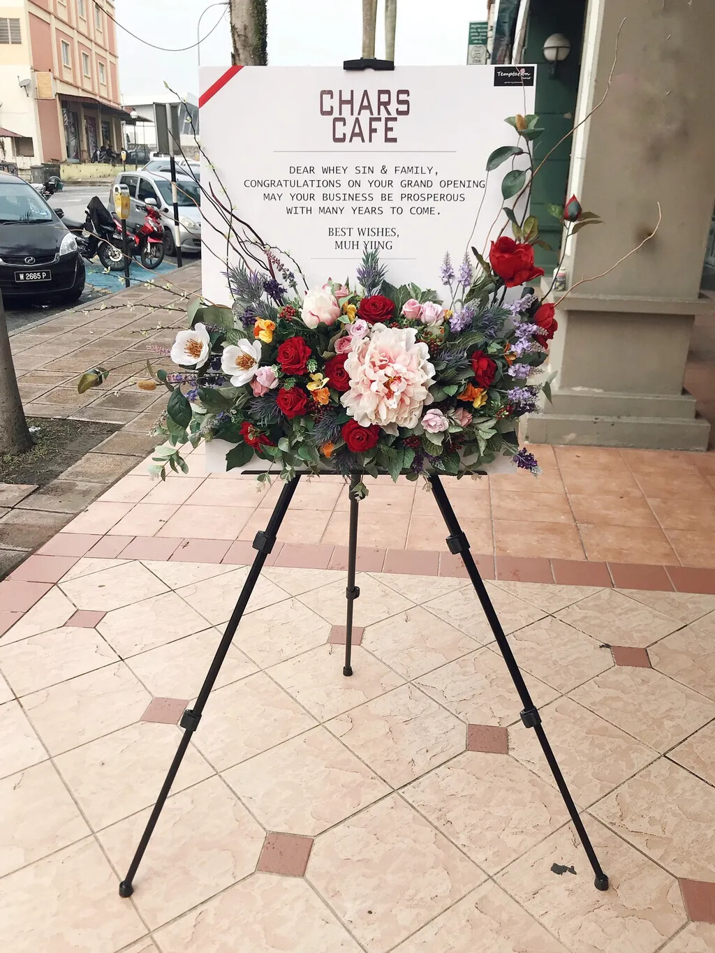 Hollywood Opening Flower Stand (By: Temptation Florist from Seremban)