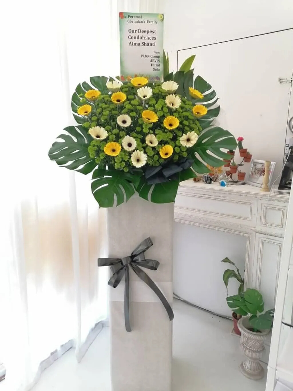 Seraphiel Condolence Flower Stand (By: Temptation Florist from Seremban)
