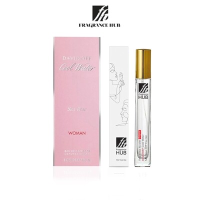Davidoff Coolwater Sea Rose EDT Lady 10ML Travel Size Perfume (Refill by Fragrance HUB) 🎁 FREE FH 15% Discount Voucher!