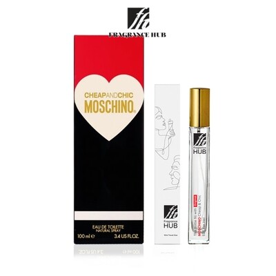 Moschino Cheap & Chic EDT Lady 10ml Travel Size Perfume (Refill by Fragrance HUB) 🎁 FREE FH 15% Discount Voucher!