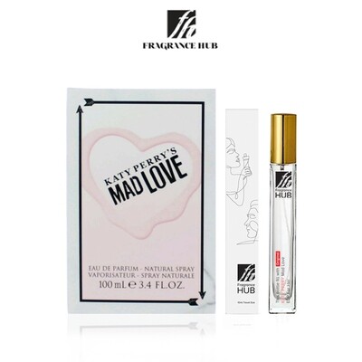 Katy Perry's Mad Love EDT Lady Travel Size Perfume (Refill by Fragrance HUB) 🎁 FREE FH 15% Discount Voucher!