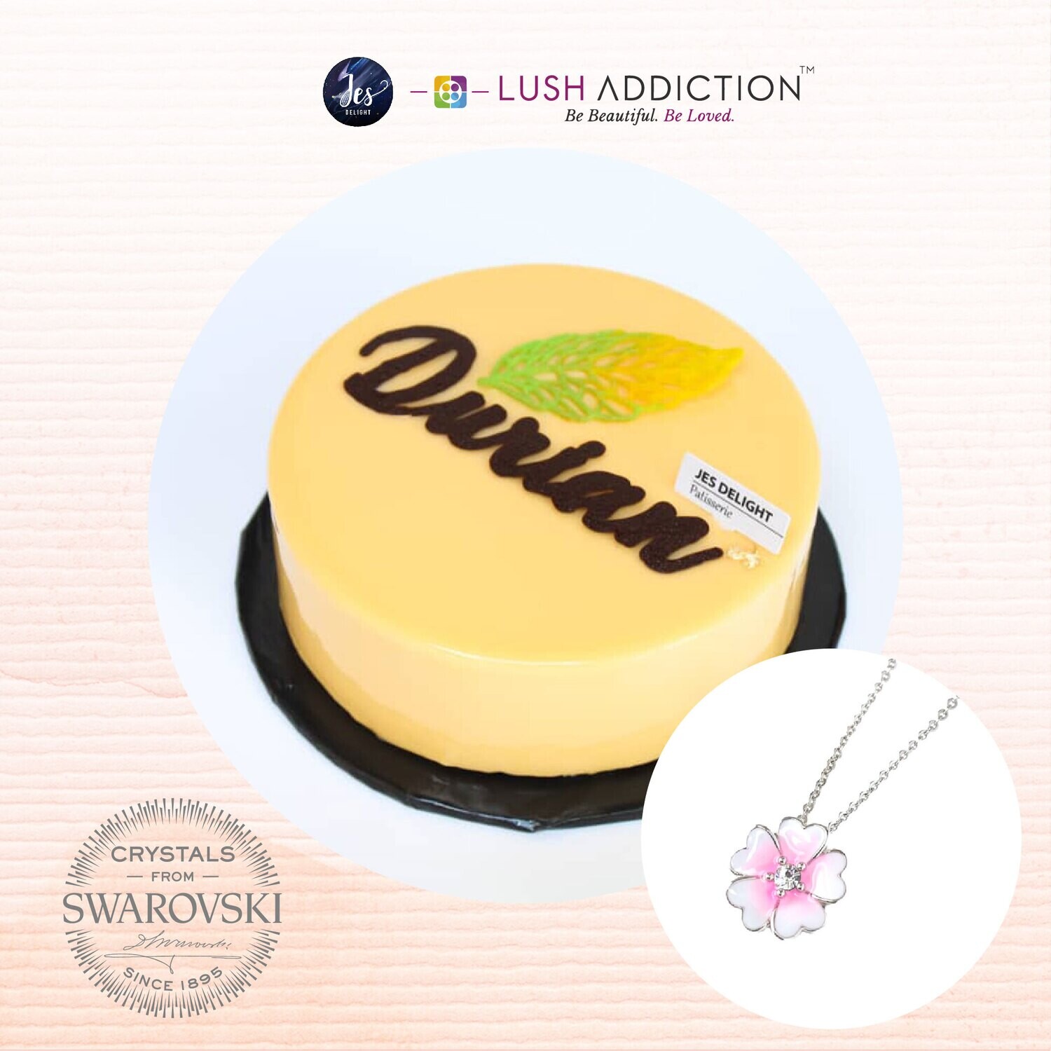 Durian Cake + Lush Primrose Necklace Bundle Deal (By: JES Delight from JB)