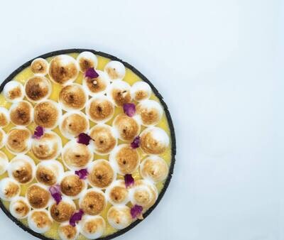 Black Sesame Passionfruit Curd Tart (By: CHO from JB)
