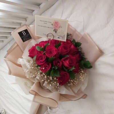 Sweet Heart Flower Bouquet (By: Bloomsbury from Puchong)