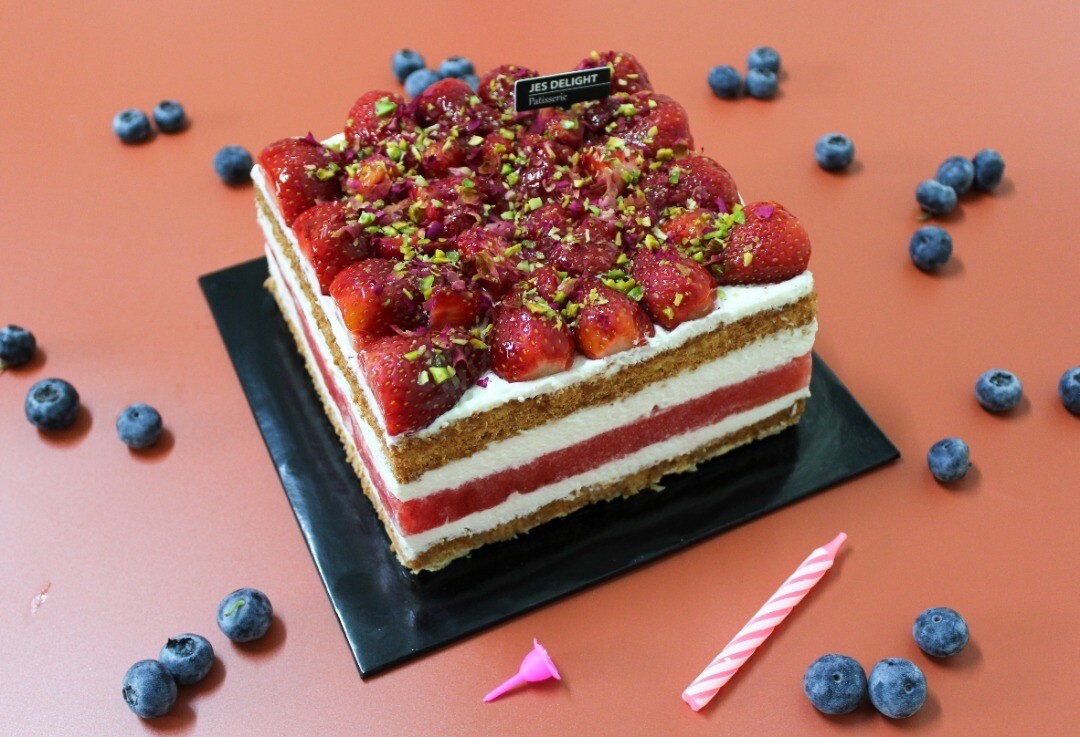 Watermelon Cake (square) (By: JES Delight from JB)